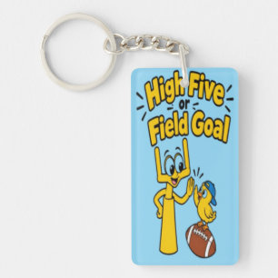 Porte-clefs High Five ou Field Goal T-shirt drôle de football