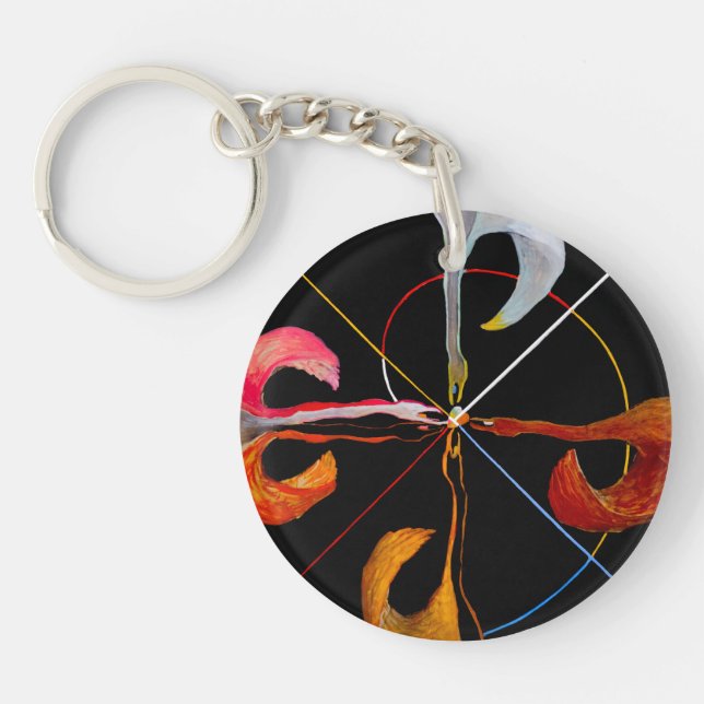 Porte-clefs Hilma af Klint - Le Swan No 7 (Devant)