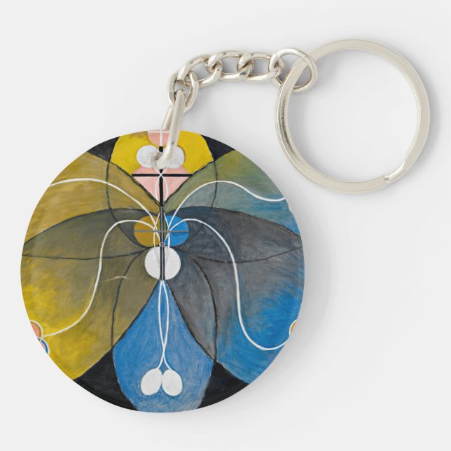 Porte-clefs Hilma af Klint - L'évolution, 9 (Dos)