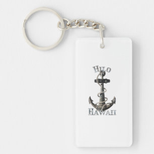 Porte-clefs Hilo Hawaii Vacation Nautical Anchor Sailing