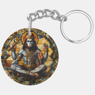 Porte-clefs Hindu Deity Protection Hanuman, énergie spirituell