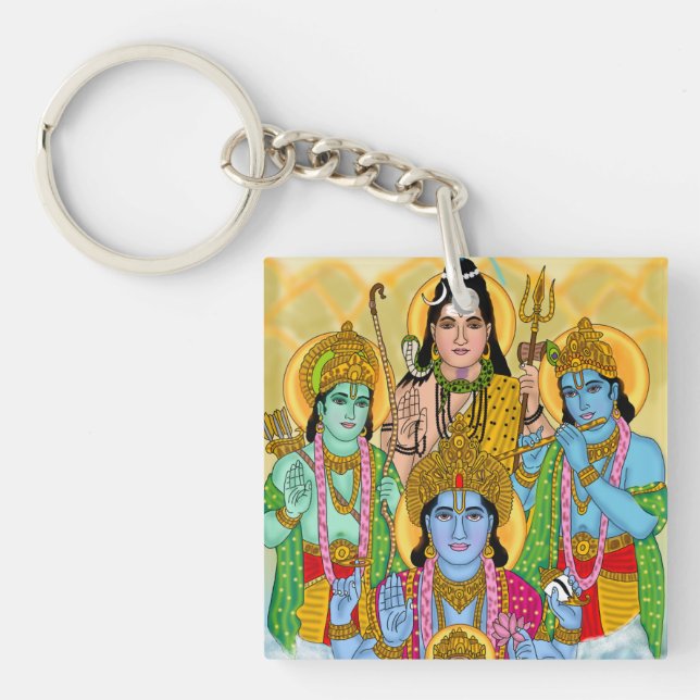 Porte-clefs Hindu Gods Keychain (Devant)