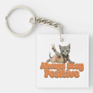 Porte-clefs Hippie de paix personnalisée Sloth