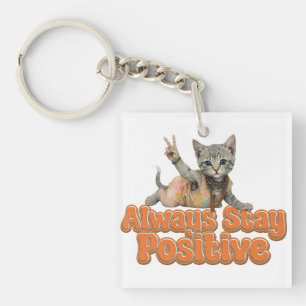 Porte-clefs Hippie de paix personnalisée Sloth