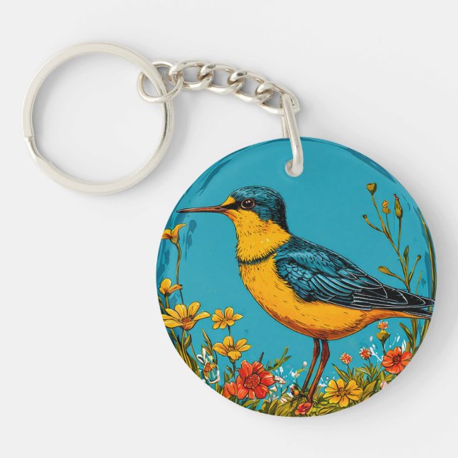 Porte-clefs Hirondelle de rivage (Devant)