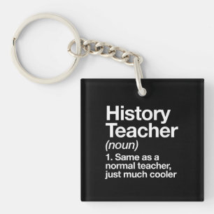 Porte-clefs Histoire Définition de l'enseignant Retour école P