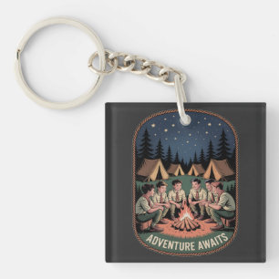 Porte-clefs Histoires de feu de camp