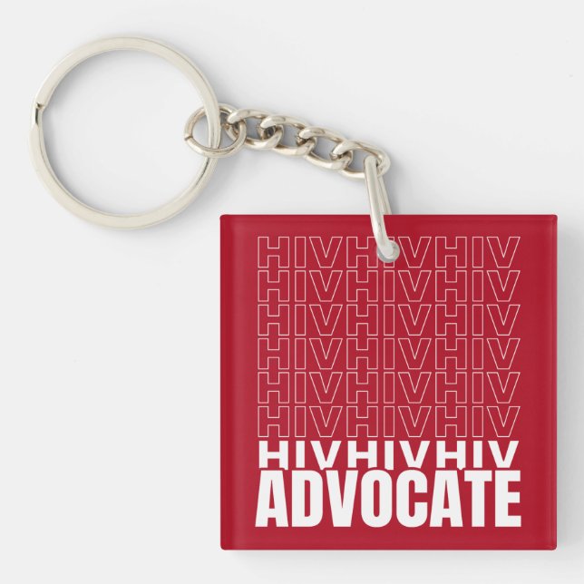 Porte-clefs HIV HIV HIV HIV HIV HIV Advocate (Devant)