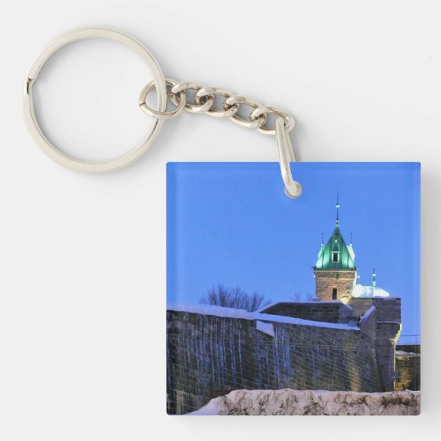 Porte-clefs Hiver au Québec (Devant)