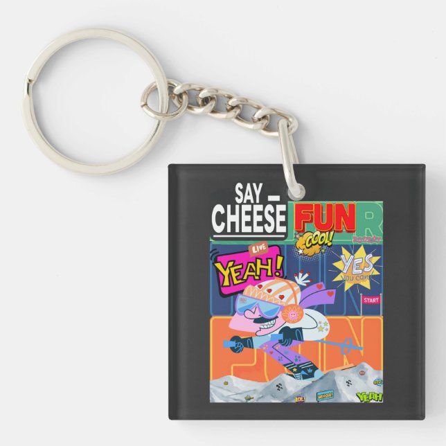 Porte-clefs Hiver, oui ! (Devant)