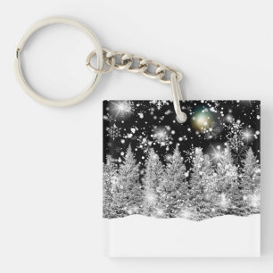 Porte-clefs Hiver Solstice Snowfall boîte cadeau Dessous de v
