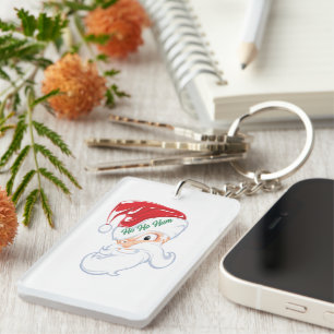 Porte-clefs Ho Ho Ho Colorful Classic Noël Père Noël