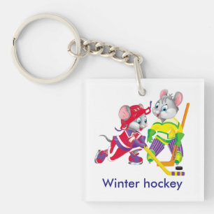 Porte-clefs hockey