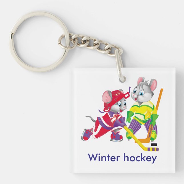 Porte-clefs hockey (Devant)