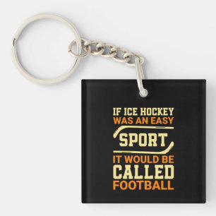 Porte-clefs Hockey contre football