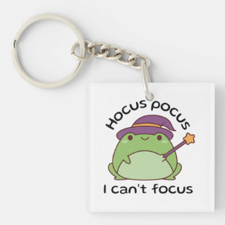 Porte-clefs Hocus Pocus I Can’t Focus Frog