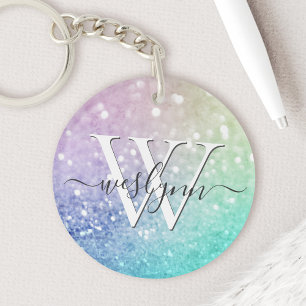 Porte-clefs Holographe de Parties scintillant glamour assez pe