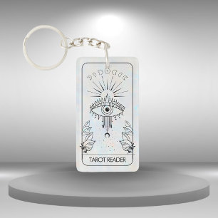 Porte-clefs Holographie du Tarot céleste oculaire mystique