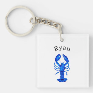 Porte-clefs Homard Bleu