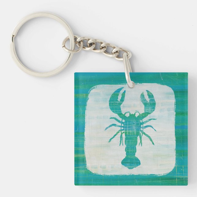 Porte-clefs Homard côtier d'Aqua de l'art | (Devant)