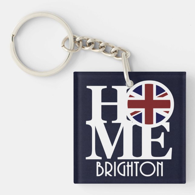 Porte-clefs HOME Brighton Angleterre (Devant)