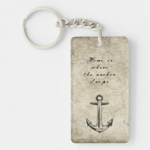 Porte-clefs Home is the anchor drops