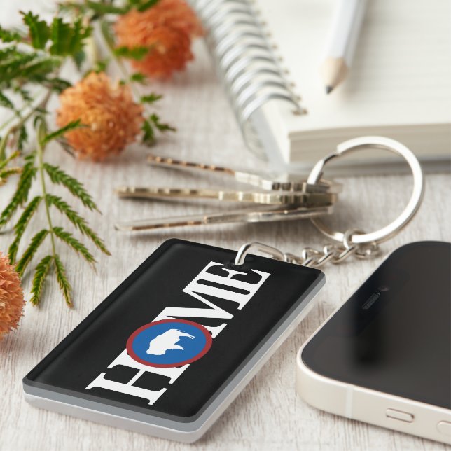 Porte-clefs HOME Wyoming (Devant droit)