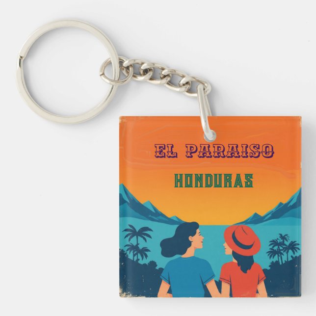 Porte-clefs  Honduras EL PARAISOtro poster (Devant)