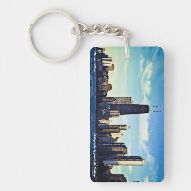 Porte-clefs Horizon de Chicago (Devant)