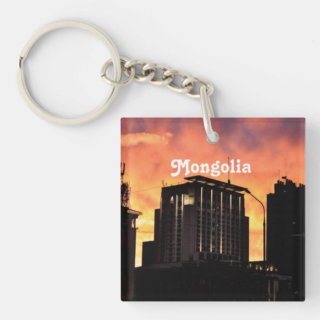 Porte-clefs Horizon de la Mongolie (Devant)