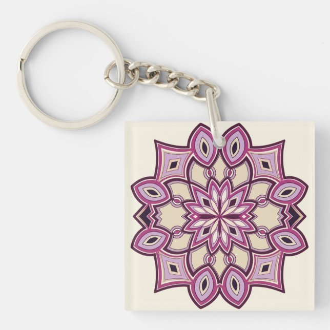 Porte-clefs Horizon Rose (Devant)