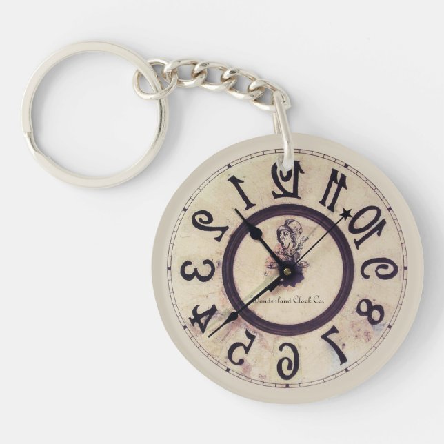 Porte-clefs Horloge curieuse 1 (Devant)