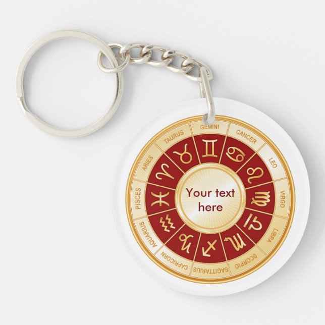 Porte-clefs Horoscope Mandala (Devant)