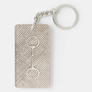 Porte-clefs Horse Bit Equestrian Grange Rustique Photo Art Key
