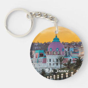 Porte-clefs Hôtel de luxe célèbre Hotel Negresco à Nice France