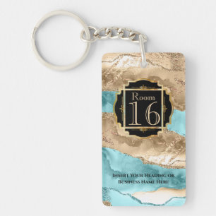 Porte-clefs Hotel lodge Resort chambre clé agode géode marbr