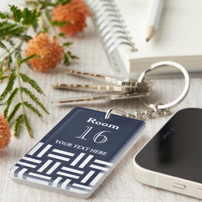 Porte-clefs Hotel lodge Resort Custom Room Key (Devant droit)