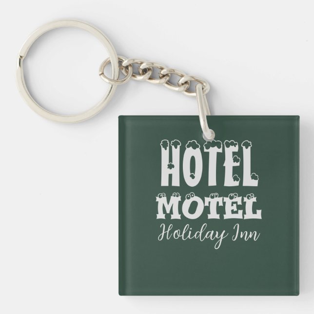 Porte-clefs Hotel Motel Holiday Inn. Gang de la colline. Rappe (Devant)