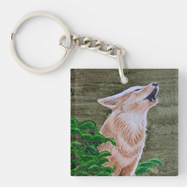Porte-clefs Howling Coyote (Devant)