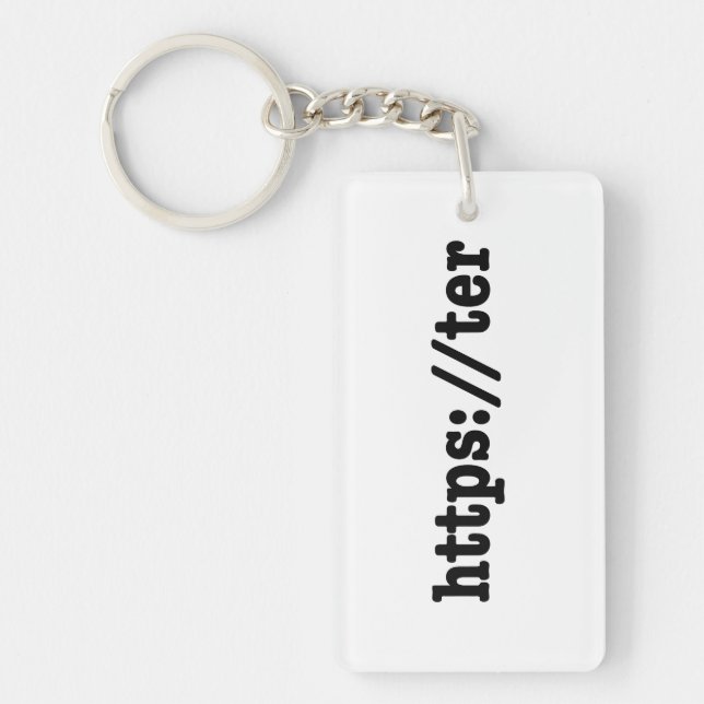 Porte-clefs https://ter / code html (Devant)
