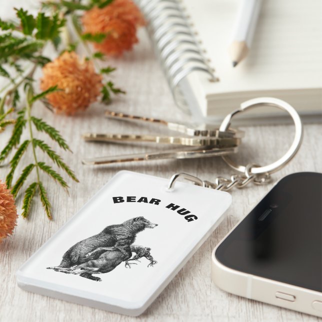 Porte-clefs Huile d'ours (Devant droit)