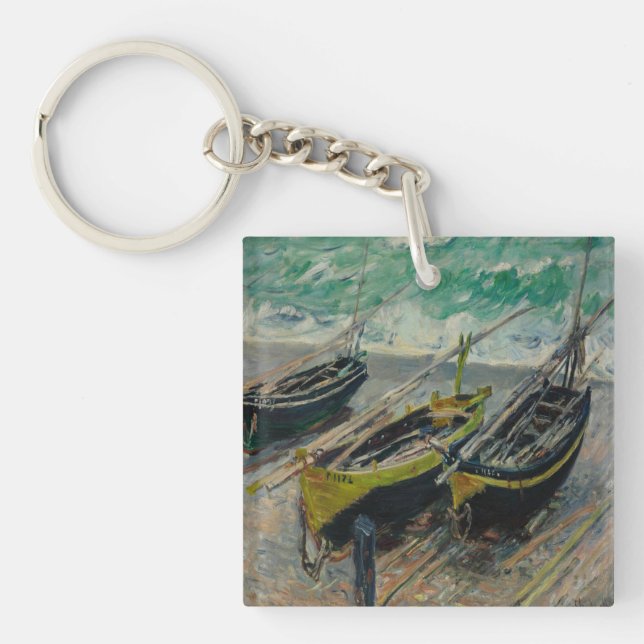 Porte-clefs Huile sur toile Porte - clé artistique Claude Mone (Devant)