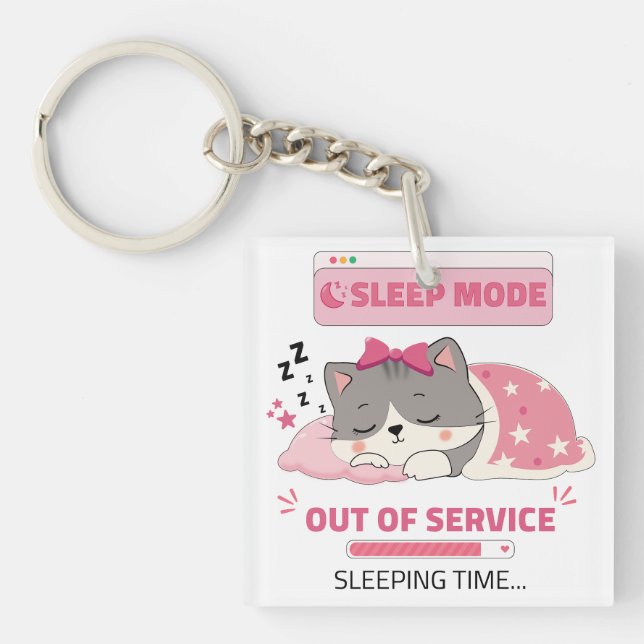 Porte-clefs humeur de sommeil (Devant)