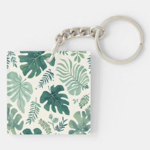 Porte-clefs Humeur Monstera - Porte - clé acrylique à feuilles