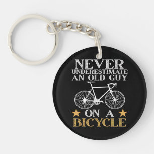 Porte-clefs Humour de cycliste drôle de vélo