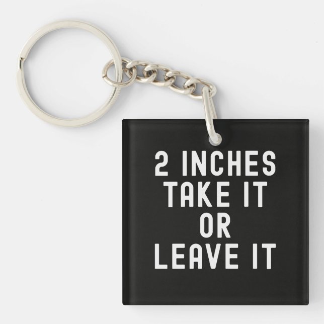 Porte-clefs Humour sarcastique à double sens drôle (Devant)
