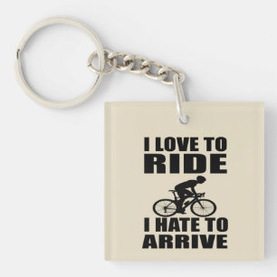 Porte-clefs Humour VTT - Citation de cyclisme - Cyclisme drôle