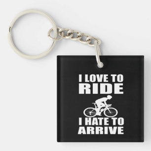 Porte-clefs Humour VTT - Citation de cyclisme - Cyclisme drôle