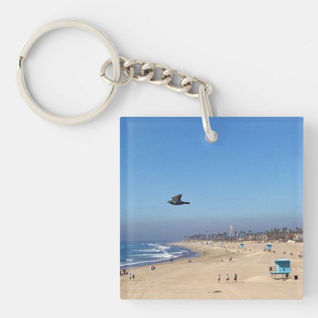 Porte-clefs Huntington Beach, Californie (Devant)