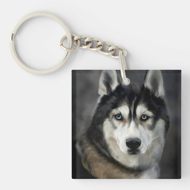Porte-clefs Husky (Devant)